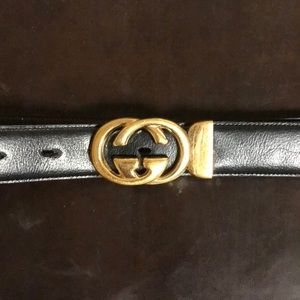 100% Authentic Gucci Blk and Brwn Reversible Belt